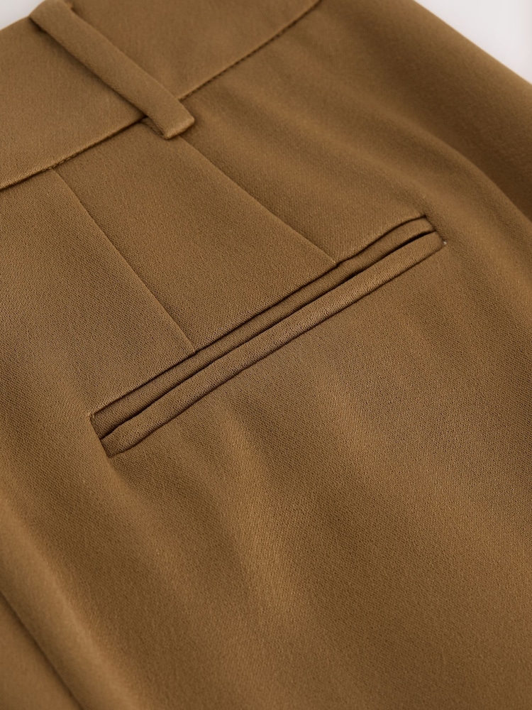 Khaki Green Satin Barrel Trousers - Image 3 of 3