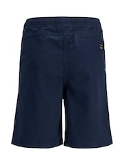 Blauw - JACK & JONES JUNIOR Cotton Jogger Shorts - Afbeelding 8 van 11