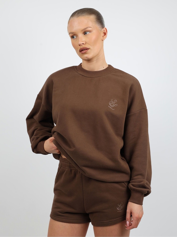 Simmi London Studios Embroidered Logo Sweatshirt - 圖片 1/4