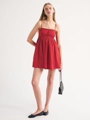 Abercrombie & Fitch Red Babydoll Skort - Image 1 of 5