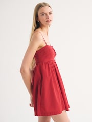 Abercrombie & Fitch Red Babydoll Skort - Image 4 of 5