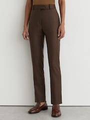 Reiss Derby Wool-Blend Slim-Leg Trousers - Obraz 3 z 8
