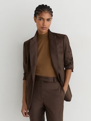 Reiss Derby Wool-Blend Slim-Leg Trousers - Obraz 4 z 8