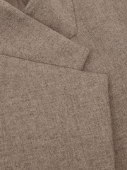 뉴트럴 멜란지 - Reiss Max 울 Blend 래퍼 미드 길이 코트 - 7의 이미지 7