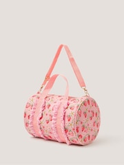 Monsoon Pink Strawberry Gingham Duffle Bag - Image 2 of 4