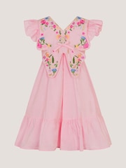 Monsoon Embroidered Butterfly Bodice Dress - Image 2 of 4