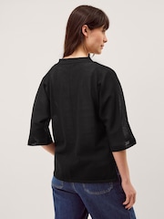 Monsoon Black Bath Short Sleeve Cardigan - Image 3 of 5
