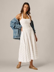 Adrianna Papell Smocked Dress - Image 3 of 6