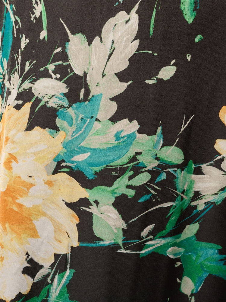 Adrianna Papell One Shldr Printed Satin Gown - Image 6 of 6 Adrianna Papell One Shldr Printed Satin Gown - Image 6 of 6