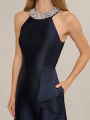 Adrianna Papell Embellished Mikado Gown - Image 4 of 5