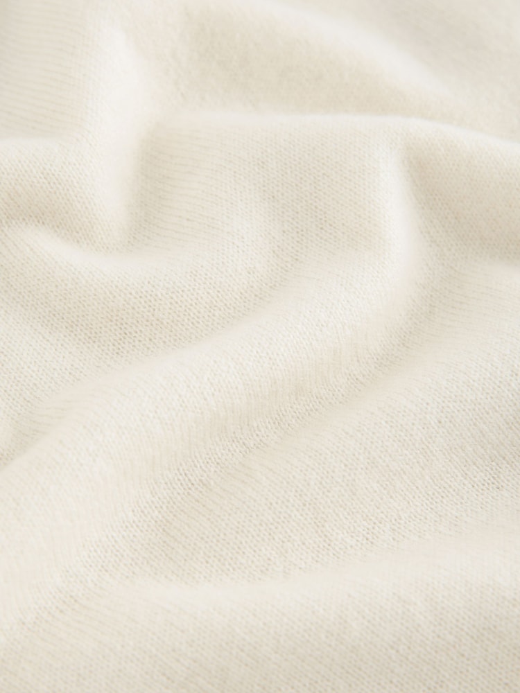Ecru N. Premium Wool Crew Neck Knit Jumper - Image 2 of 3