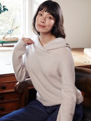 Celtic & Co. Cream Collared Slouch Jumper - Image 4 of 8