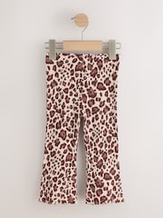 Leopardo - Leggings acampanados de canalé (3 meses-7 años) - Imagen 4 de 7