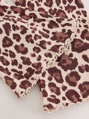 Leopardo - Leggings acampanados de canalé (3 meses-7 años) - Imagen 7 de 7
