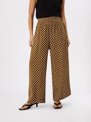 Whistles Green Petite Ikat Spot Crop Trousers - Image 1 of 4