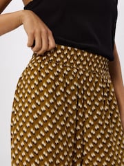 Whistles Green Petite Ikat Spot Crop Trousers - Image 4 of 4