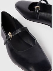 Whistles Black Mary Jane Ballet Pumps - Image 3 of 4