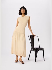 Whistles Brown Suede Toe Post Kitten Sandals - Image 4 of 4