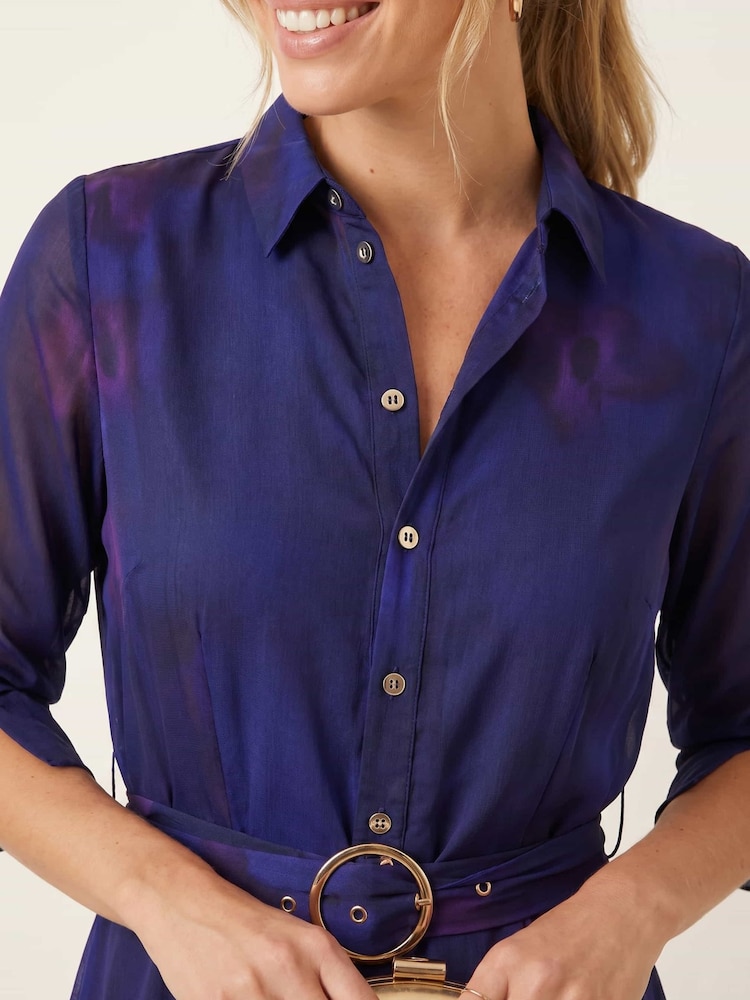 Style Cheat Abstract Daphne Belted Shirt Dress - Imagen 3 de 3