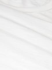 Reiss White Huxley Cotton Slub Relaxed-Fit T-Shirt - Image 6 of 6