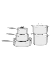 Tramontina 5 Piece Silver Grano 3-Ply Stainless Steel Cookware Set - Image 2 of 6
