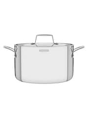 Tramontina 8 Piece Silver Grano 3-Ply Stainless Steel Cookware Set - Image 3 of 6
