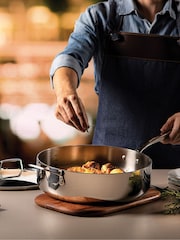 Tramontina 6 Piece Silver Grano 3-Ply Stainless Steel Cookware Set - Image 5 of 6