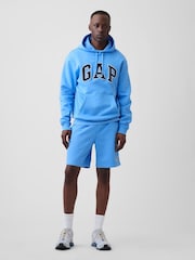 Hemelsblauw - Gap - Relaxte hoodie met logo - Afbeelding 5 van 6
