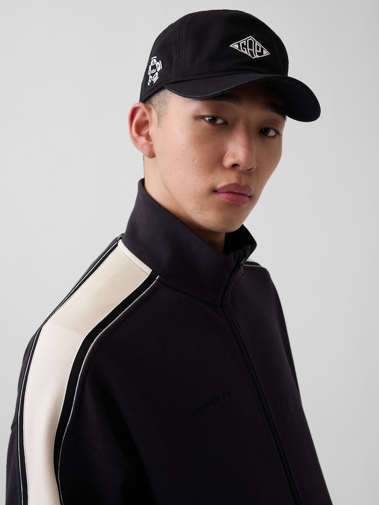 Gap x OuiGap Black Baseball Cap - Image 1 of 3 Gap x OuiGap Black Baseball Cap - Image 1 of 3