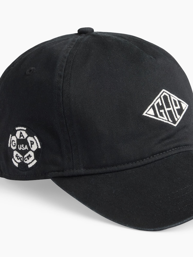 Gap x OuiGap Black Baseball Cap - Image 3 of 3 Gap x OuiGap Black Baseball Cap - Image 3 of 3
