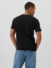 Gap Black Everyday Soft Mini-Logo Short Sleeve T-Shirt - Image 2 of 4
