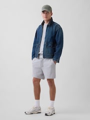 Gap Grey Heavyweight French Terry Sweat Shorts - Image 4 of 6