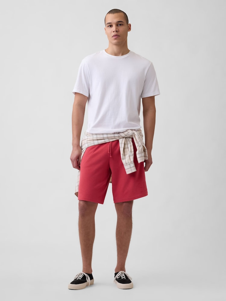 Rot - Gap Vintage Soft Terry Relaxed Logo Sweat Shorts - Bild 1 von 5