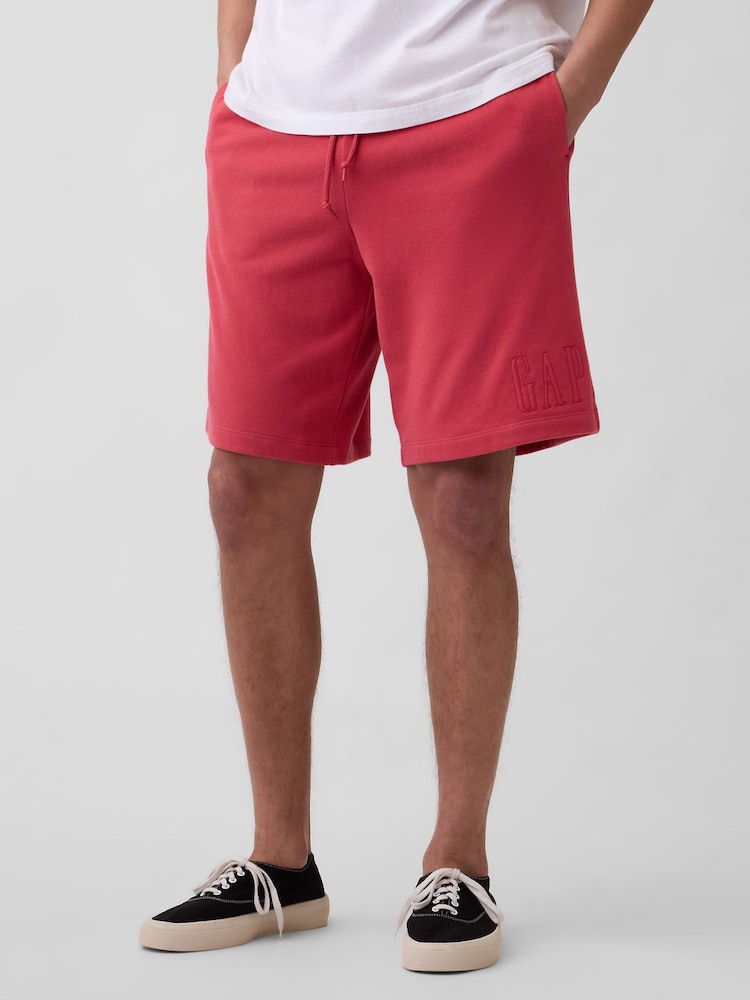 Rot - Gap Vintage Soft Terry Relaxed Logo Sweat Shorts - Bild 2 von 5