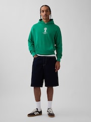 Gap Green Brazil FIFA WORLD CUP™ Vintage Soft Oversized Hoodie - Image 3 of 4
