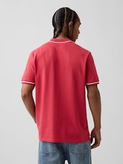 Gap Red Logo Pique Polo Shirt - Image 2 of 4