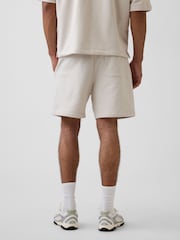 Gap Beige Heavyweight French Terry Sweat Shorts - Image 2 of 6