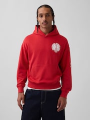Gap Red England FIFA WORLD CUP™ Vintage Soft Oversized Hoodie - Image 1 of 4