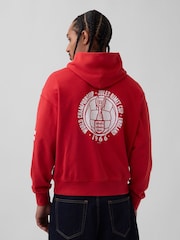 Gap Red England FIFA WORLD CUP™ Vintage Soft Oversized Hoodie - Image 2 of 4