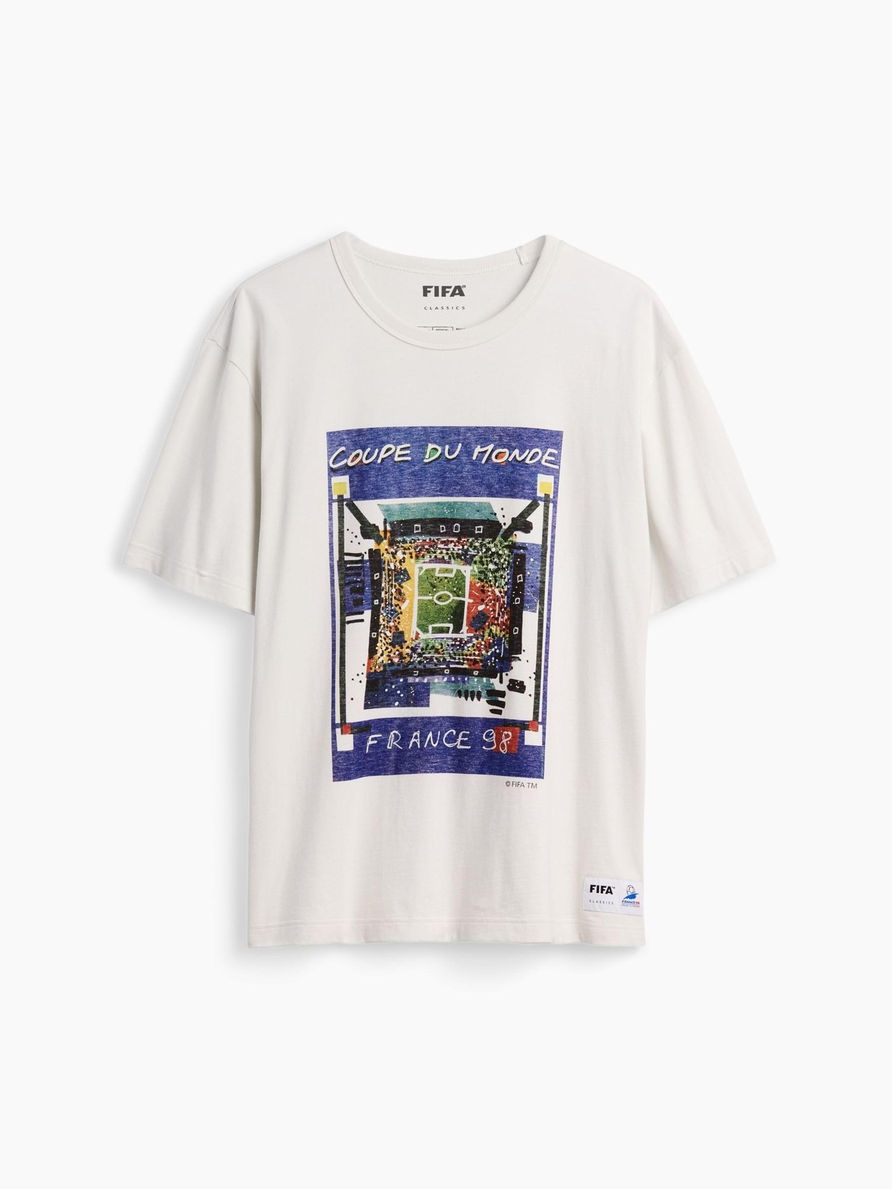 Buy Gap White France FIFA WORLD CUP™ Relaxed Graphic Short Sleeve