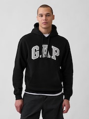 Gap Black VintageSoft Arch Logo Hoodie - Image 1 of 4