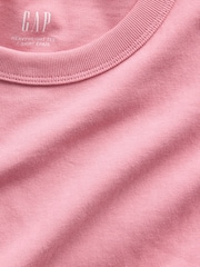 Gap Pink Heavyweight Relaxed Short Sleeve T-Shirt - Image 4 of 4
