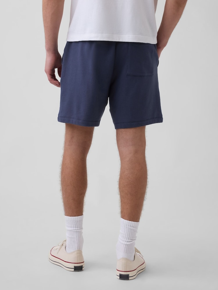 Gap Blue Heavyweight French Terry Sweat Shorts - Image 2 of 5