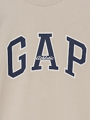 Gap Beige Arch Logo Short Sleeve T-Shirt - Image 2 of 2