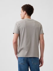 Pantalon drept gri - Gap Everyday Soft Mini Logo Short Sleeve T-Shirt - Imaginea 2 din 4