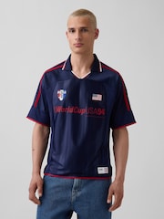 Navy USA - Gap FIFA WORLD CUP™ Oversized Football Jersey T-Shirt - Bild 1 von 5
