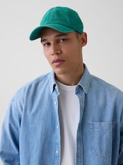 Gap Green Washed Logo Baseball Hat - Image 1 of 3