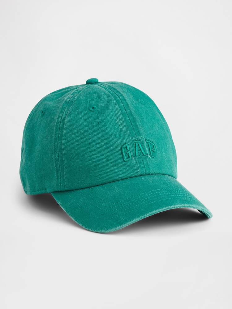Gap Green Washed Logo Baseball Hat - Image 2 of 3