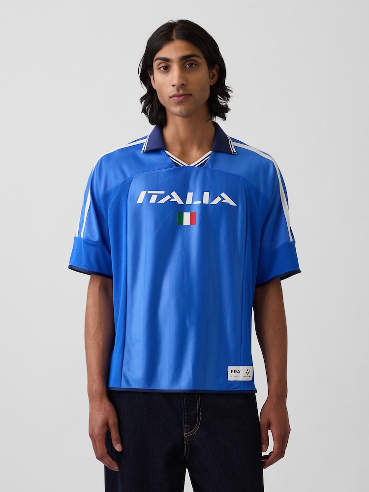 Italien, Blau - Gap FIFA WORLD CUP™ Oversized Football Jersey T-Shirt - Bild 1 von 4
