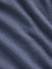 Gap Navy Linen-Blend Knit Short Sleeve T-Shirt - Image 4 of 4